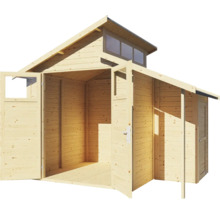 Gerätehaus Konsta Studio Set 2 mit Fußboden 290 x 202 cm natur-thumb-10