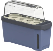 Kräutertopf Harry Herbs Gusta Garden mit Deckel blau
