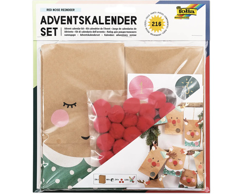 Adventskalender Set RED NOSE REINDEER