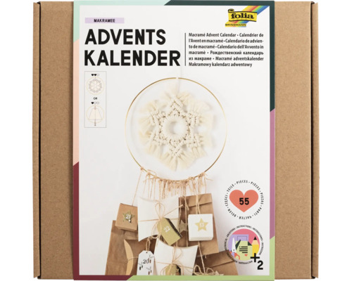 Adventskalender Set MAKRAMEE 55-teilig Adventskalender Set MAKRAMEE 55-teilig