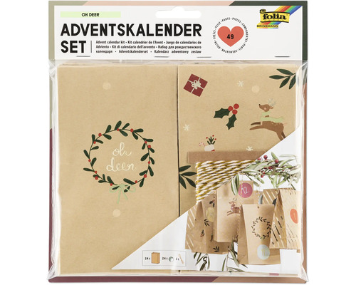 Adventskalender Set Oh deer 49-teilig