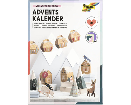 Adventskalender village in the snow 113-teilig