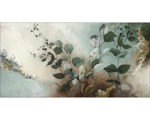 Leinwandbild Original Painted Eucalyptus I 120x60 cm