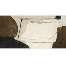Abstraktes Wandbild mit verschiedenen Formen
