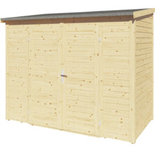 Gerätehaus Bertilo Timmo 2 mit Fußboden 251 x 137 cm natur exclusiv bei Hornbach