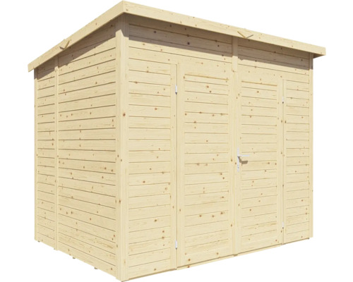 Holzgartenhaus mit Doppeltür und Satteldach