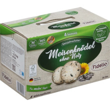 Karton Meisenknödel ohne Netz, 30 Stück, Ganzjahresfutter für Wildvögel