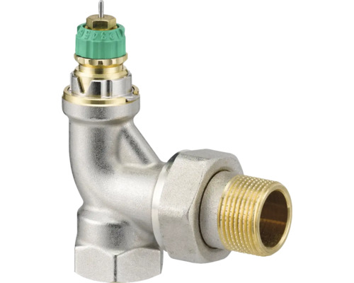 Eckventil mit Thermostatkopf für Heizkörper