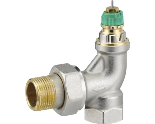 Eckventil für Heizkörper mit Thermostatanschluss