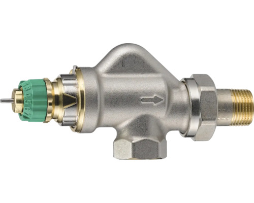 Danfoss Thermostatventil-Unterteil Dynamic Valve RA-DV 10 Axialform voreinstellbar 3/8 Zoll nickel 013G7709