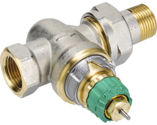 Heizkörperventil mit Drehknopf zur Temperaturregelung