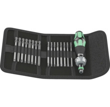 Wera Schraubendrehersatz mit Bits in einer schwarzen Tasche