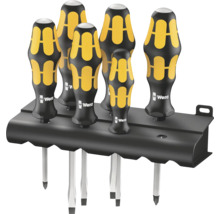 Sechs Wera Schraubendreher mit Halter