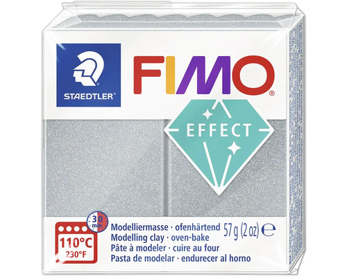 Fimo effect silber metallic 57g