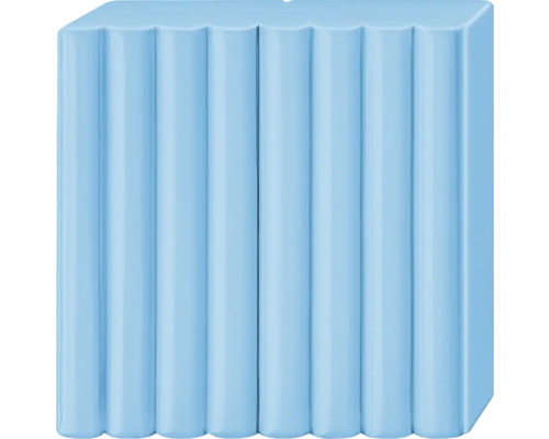 Hellblaue Pflanzschale mit gerillter Oberfläche