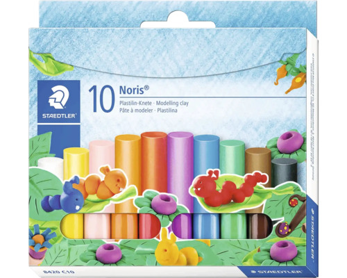 Noris Club Plastilin-Knete 10 Farben
