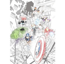 Fototapete Vlies IADX4-061 Into Adventure Avengers Attack 4-tlg. 200 x 280 cm