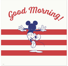 Grafik mit Micky Maus und der Aufschrift Guten Morgen