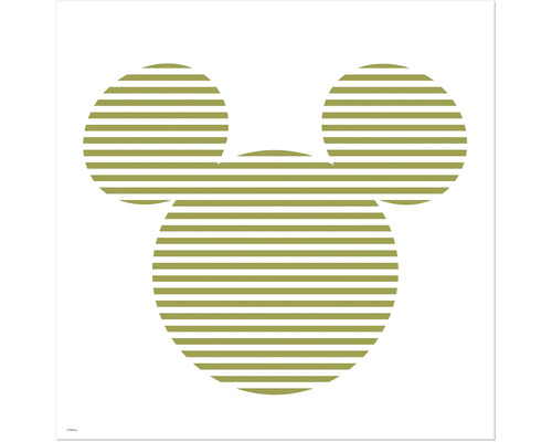 Leinwandbild Mickey Horizontal Stripes 40x40 cm