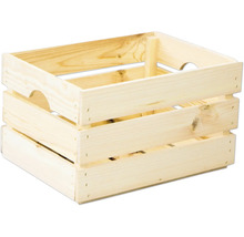 Holzkiste zur Aufbewahrung