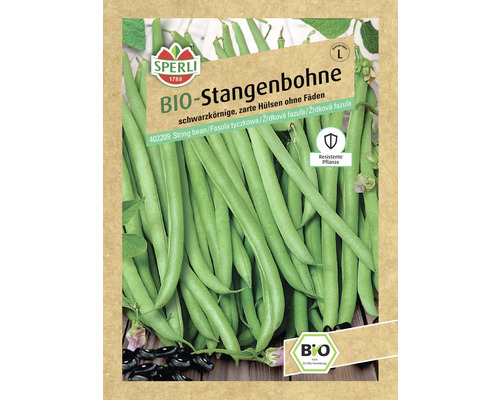 Bio Stangenbohne Sperli Gemüsesamen fedenlos