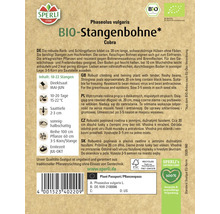 Sperli Bio Stangenbohne Cobra Saatgutpackung