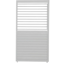 Sichtschutzelement mit Lamellen und Gitter