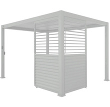 Pavillon mit Lamellenwand für den Außenbereich