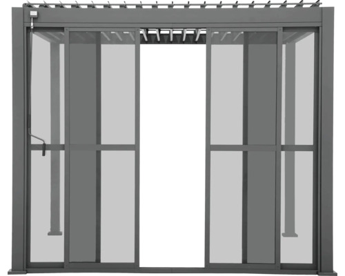 Pergola mit Schiebetüren für den Außenbereich