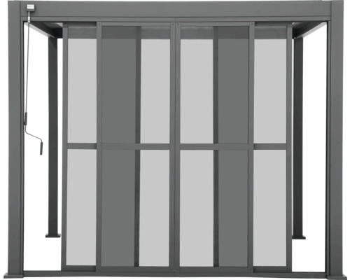 Pergola mit Windschutz