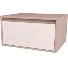Waschbeckenunterschrank Devo Cristal 2.0 BxHxT 60x32x49 cm antique rose/rosa pesca glass
