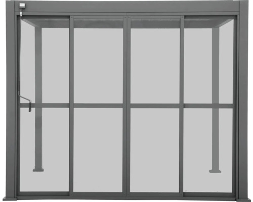 Schiebetür Mirador Classic, Deluxe PC 360 340 x 235 cm anthrazit Schiebetür für Pavillon