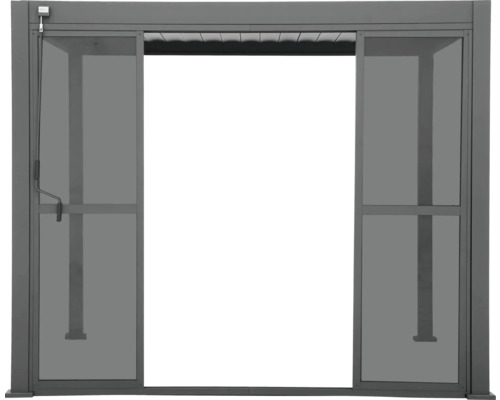 Schiebetür mit Insektenschutz für Pavillon