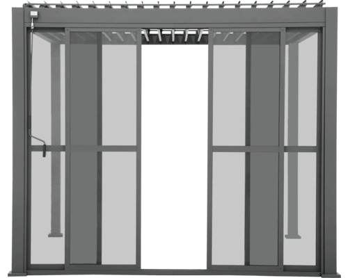 Pergola mit Schiebeelementen für den Außenbereich