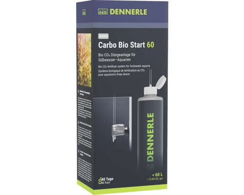 Bio CO² Anlage DENNERLE Carbo Bio Start 60 für Aquarien bis 60 l für bis zu 40 Tage Dennerle Nano Carbo Bio Start 60 CO2 Düngesystem für Süßwasseraquarien