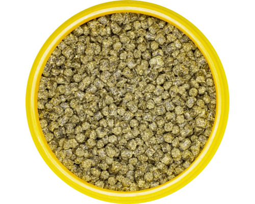 Tierfutterpellets in Dose