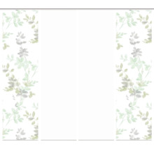 Schiebegardine mit Pflanzenmuster