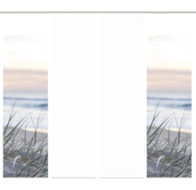 Strandlandschaft mit Meer und Gras