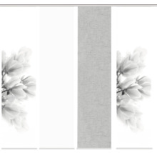 Schiebegardine mit Magnolienblütenmuster