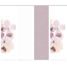 Schiebegardine mit Blumenmuster