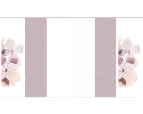 Dekoschals mit Blumenmuster