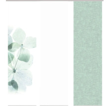 Schiebegardine mit Blumenmuster und Textur