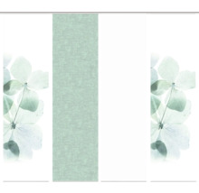 Schiebegardine mit floralem Muster