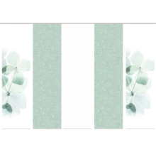 Schiebevorhang mit Blumenmuster