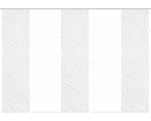 Schiebegardine mit Pinselstrichmuster