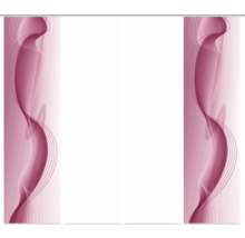 Dekorativer Raumteiler mit abstraktem Muster