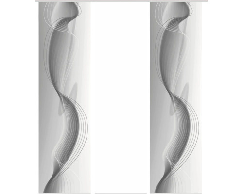 Schiebegardinen mit abstraktem Muster