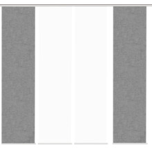 Schiebegardinen Set zur Fensterdekoration