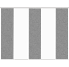 Schiebegardinen mit Leinwandstruktur