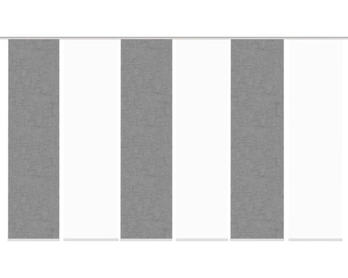 Schiebegardine mit textilem Gewebe